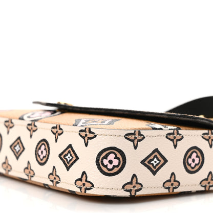 Louis Vuitton Monogram Wild At Heart Felicie Strap & Go Arizona Creme 8 of 10