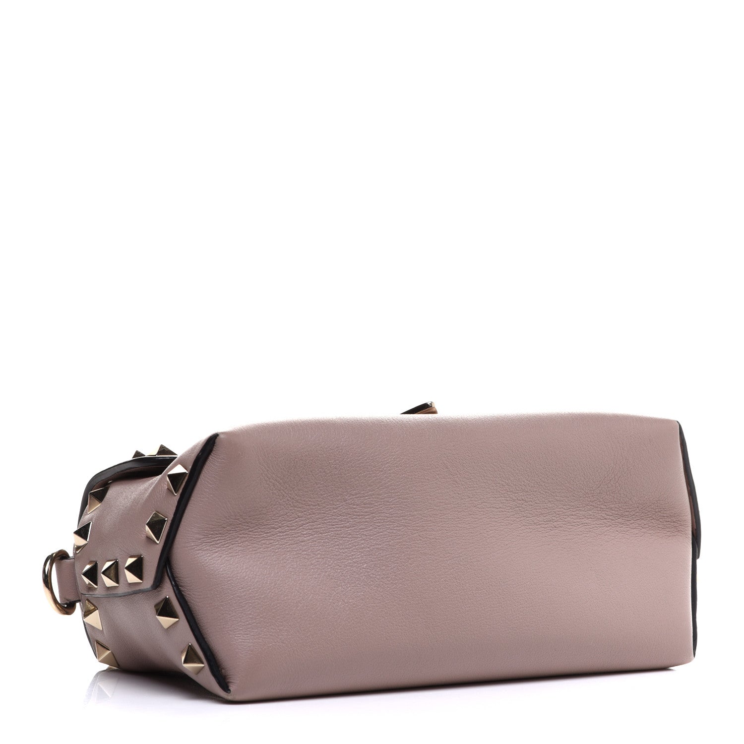 Valentino Garavani Calfskin Mini Rockstud Crossbody Bag Poudre 3 of 13