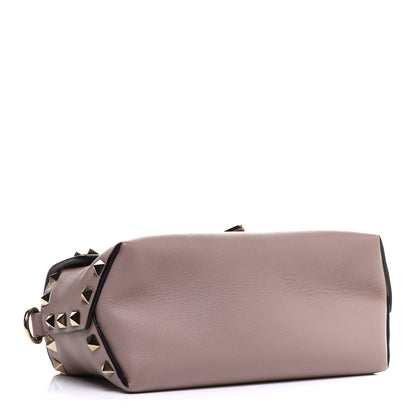 Valentino Garavani Calfskin Mini Rockstud Crossbody Bag Poudre 3 of 13
