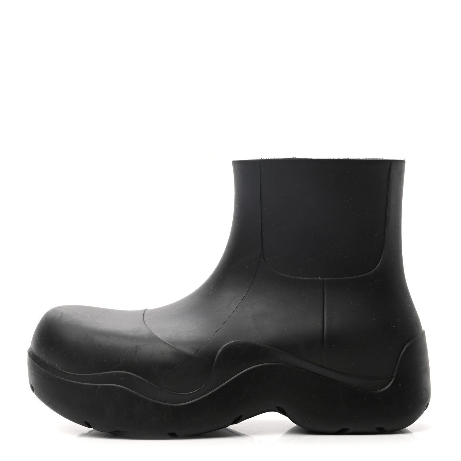 Bottega Veneta Rubber Puddle Ankle Boots 38 Black 1 of 8
