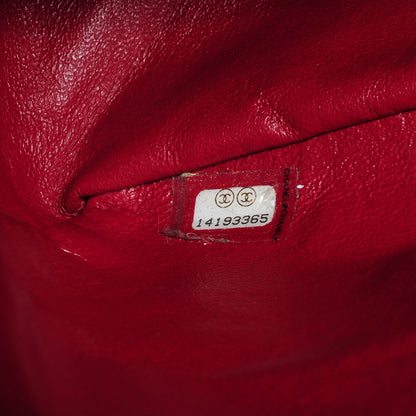 Chanel Distressed Patent 2.55 Reissue 227 Flap Raspberry Red 7 of 8