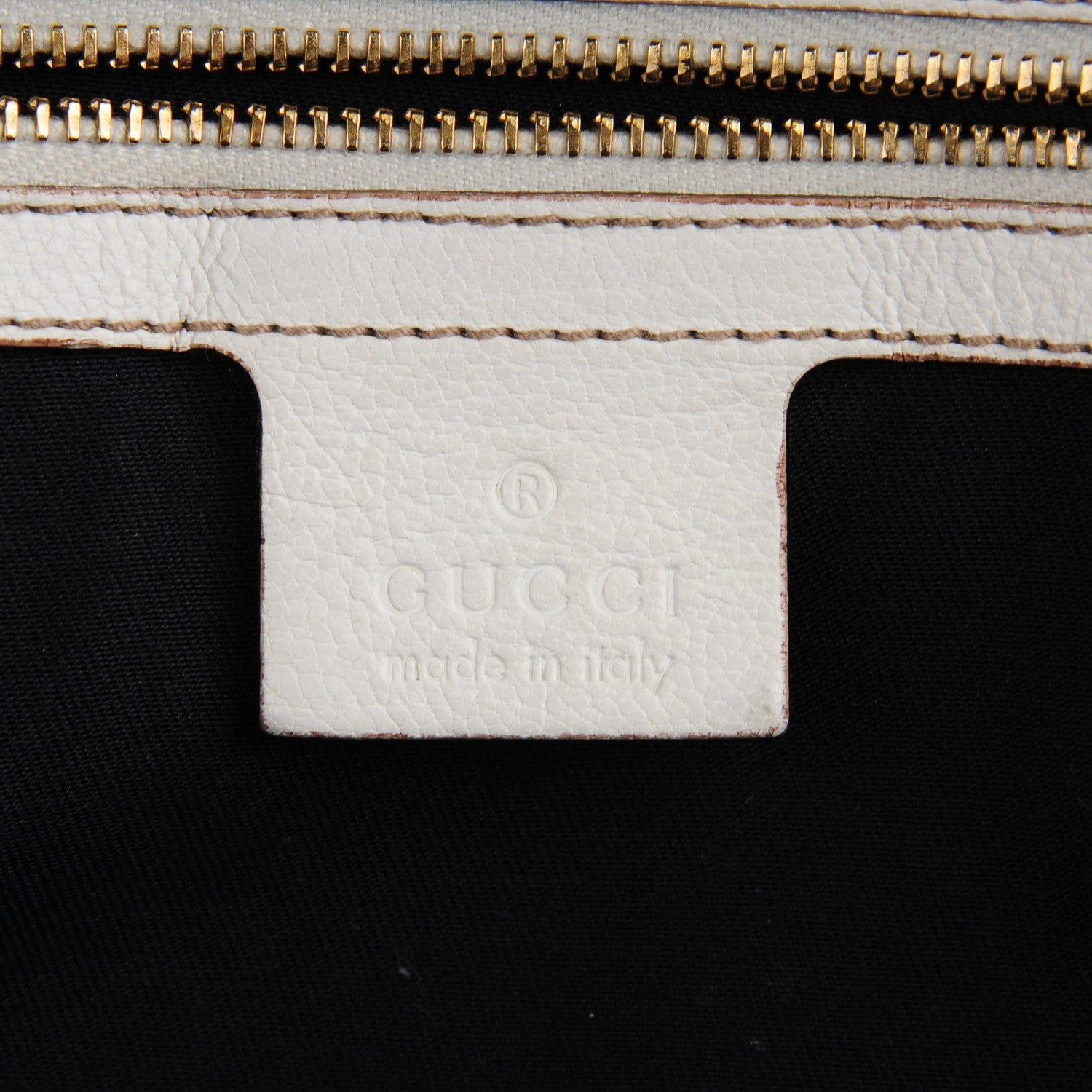 Gucci Goatskin Large Capri Bowler White 7 of 8