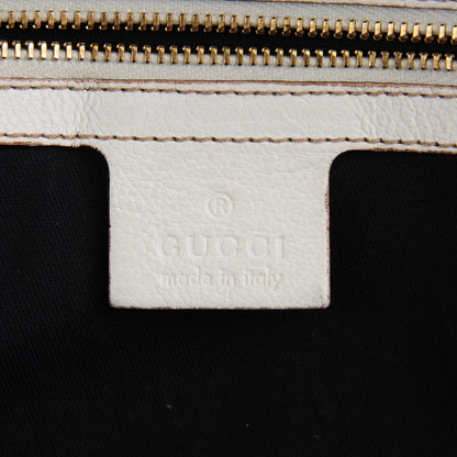 Gucci Goatskin Large Capri Bowler White 7 of 8