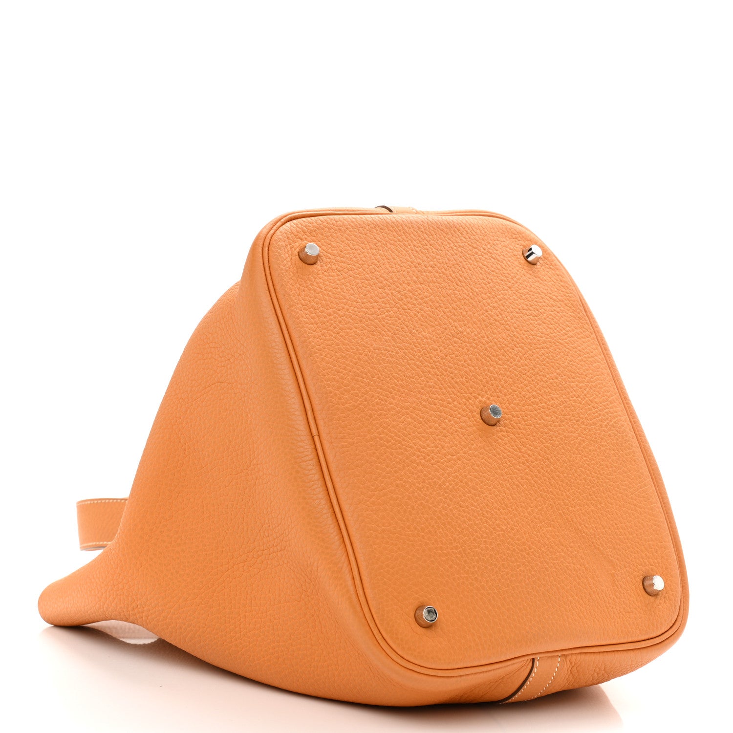 Hermes Taurillon Clemence Picotin Lock 26 GM Jaune D'Or 4 of 13