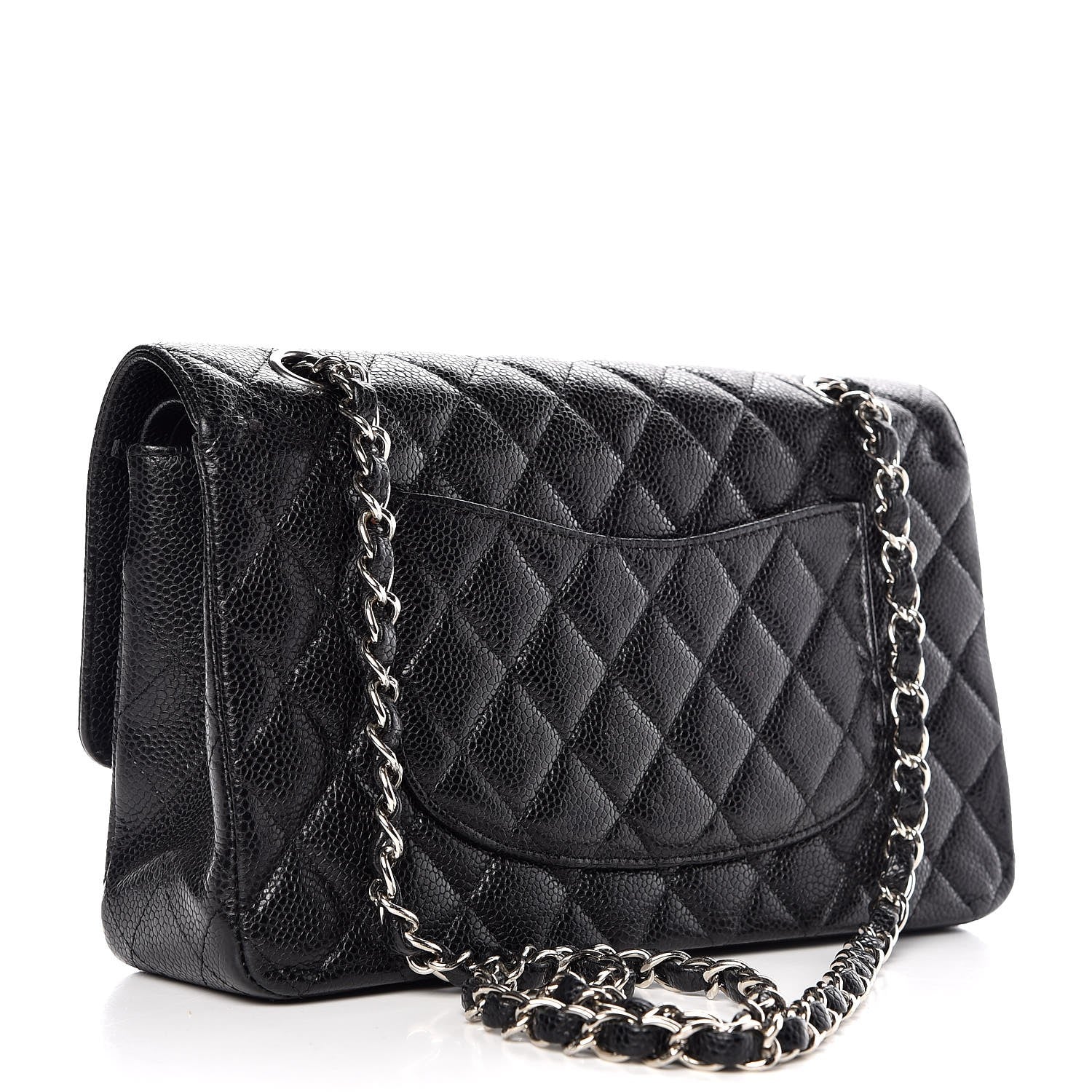 Chanel Caviar Quilted Medium Double Flap Black 4 of 9