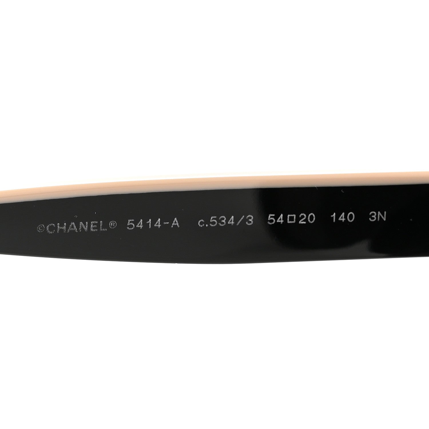 Chanel Acetate CC Butterfly Sunglasses 5414 Black Beige 5 of 8