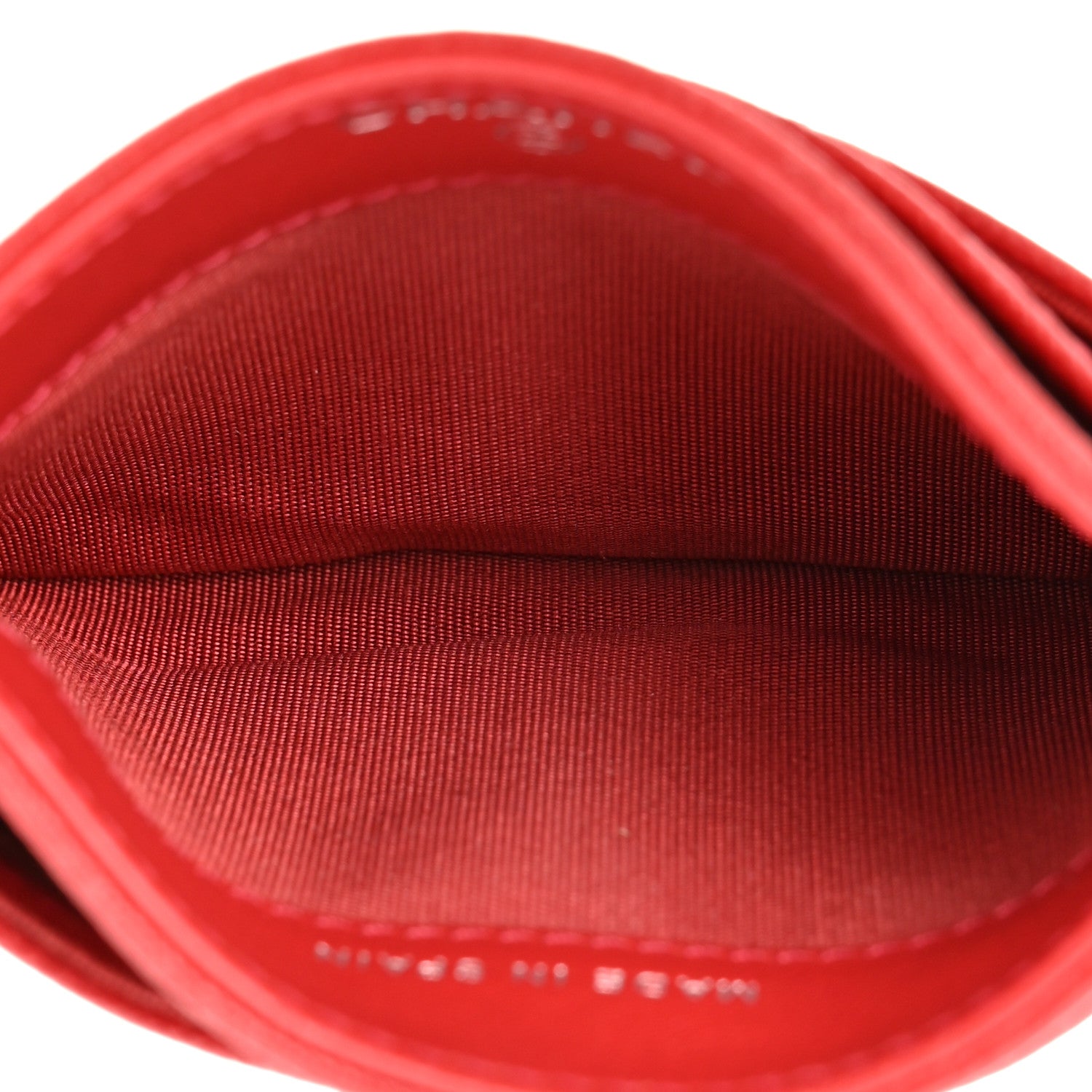 Chanel Caviar Quilted Boy Card Holder Red 5 of 13