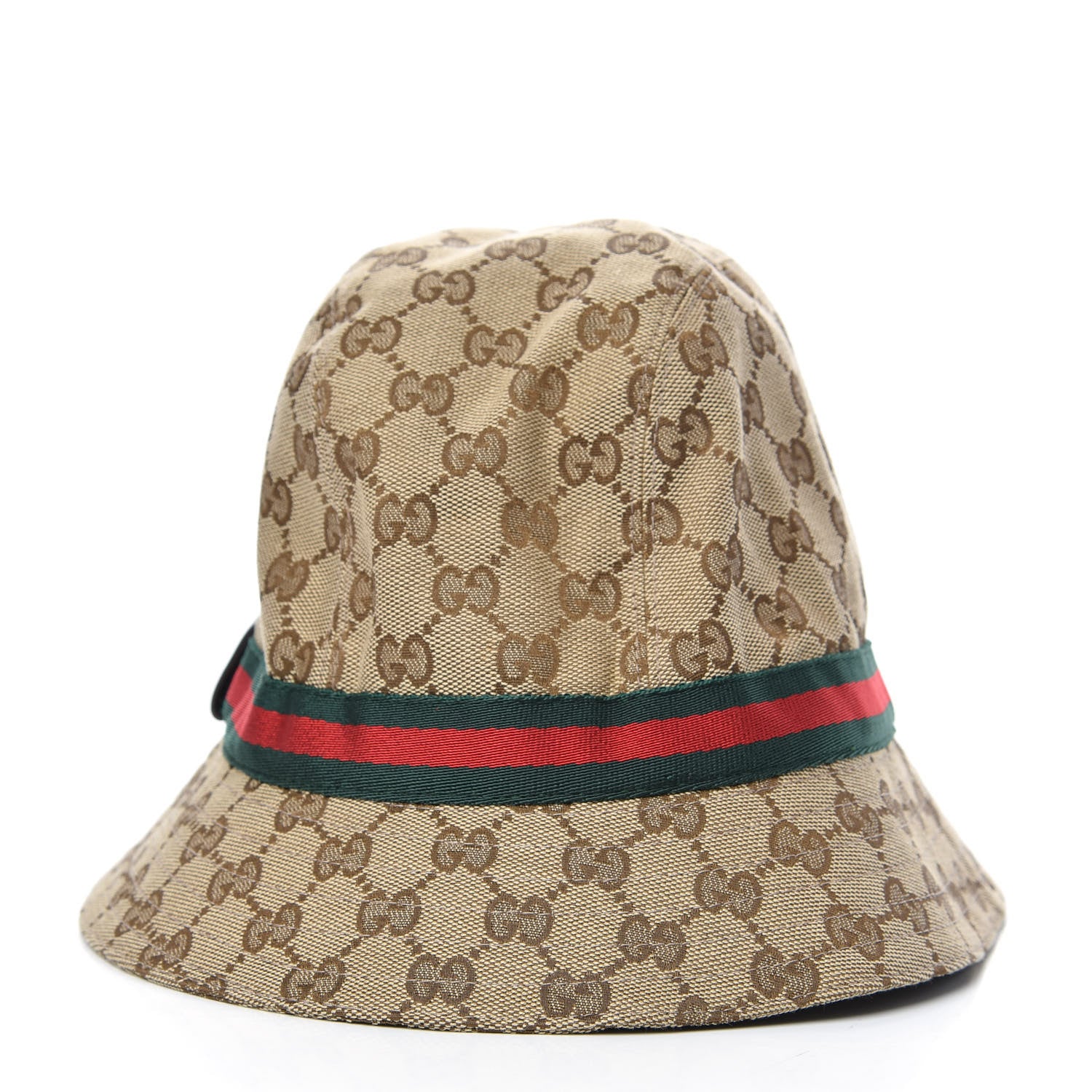 Gucci Monogram Web Bucket Hat XL Brown 4 of 7