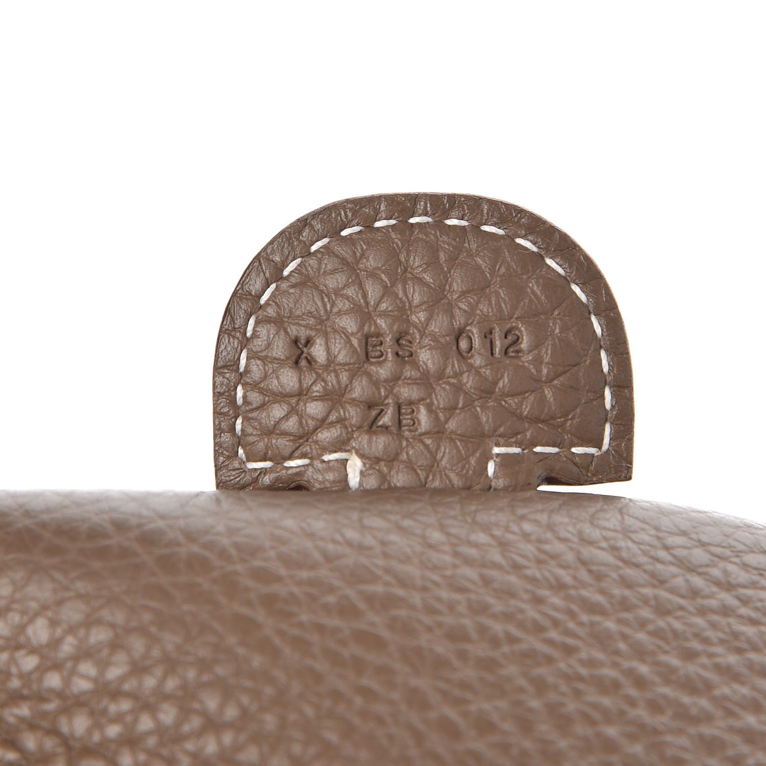 Hermes Taurillon Clemence Evelyne III GM Etoupe 8 of 9