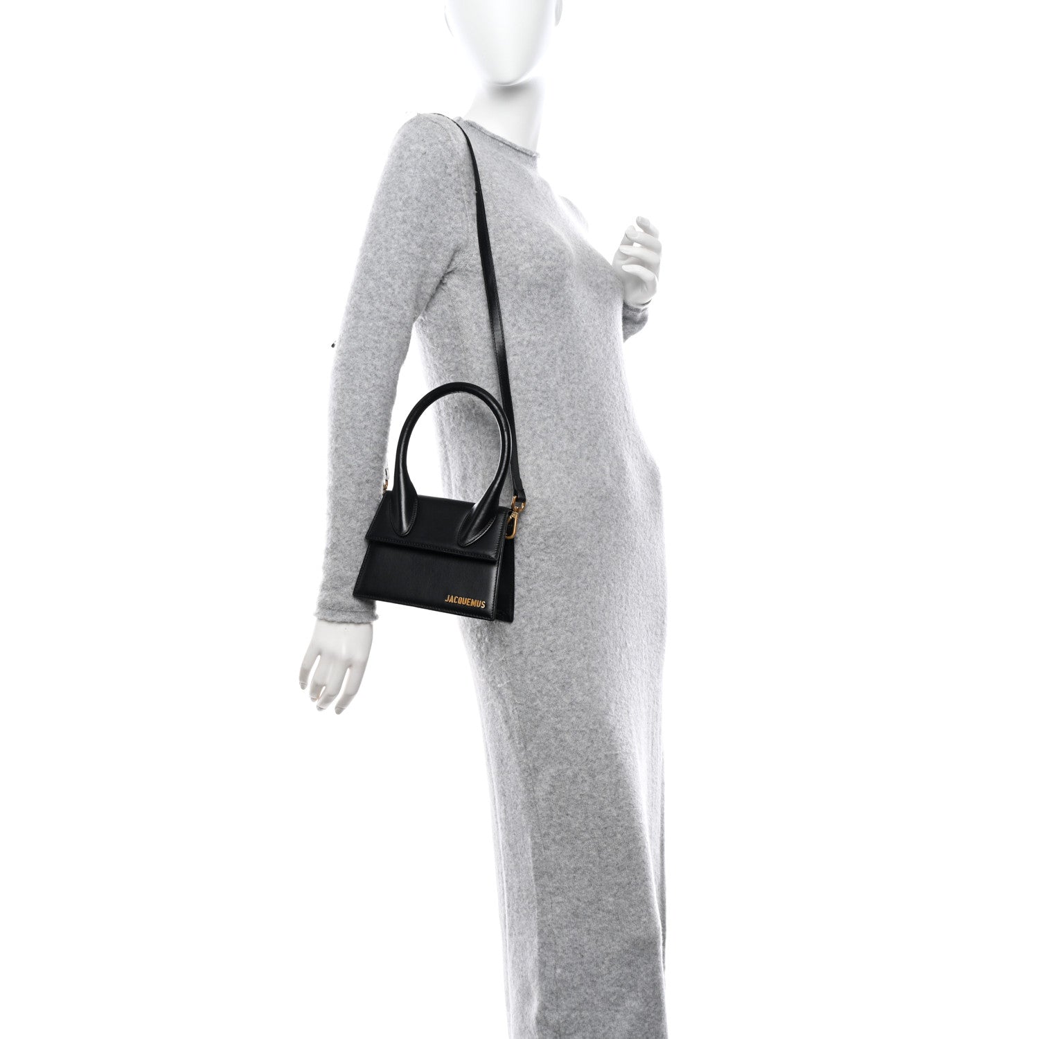 Jacquemus Smooth Calfskin Le Chiquito Moyen Black 2 of 14