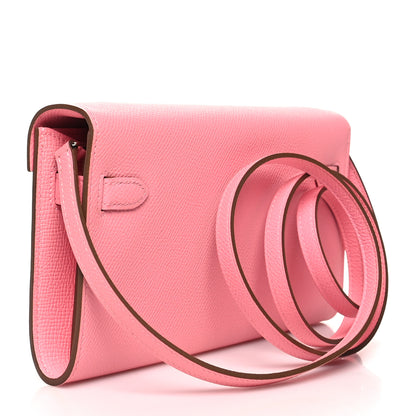 Hermes Epsom Kelly Wallet To Go Rose Confetti 2 of 11