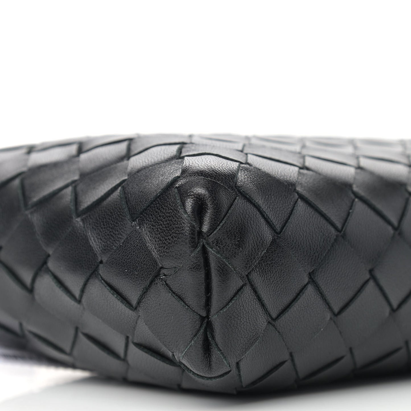 Nappa Intrecciato Nodini Mini Crossbody Black