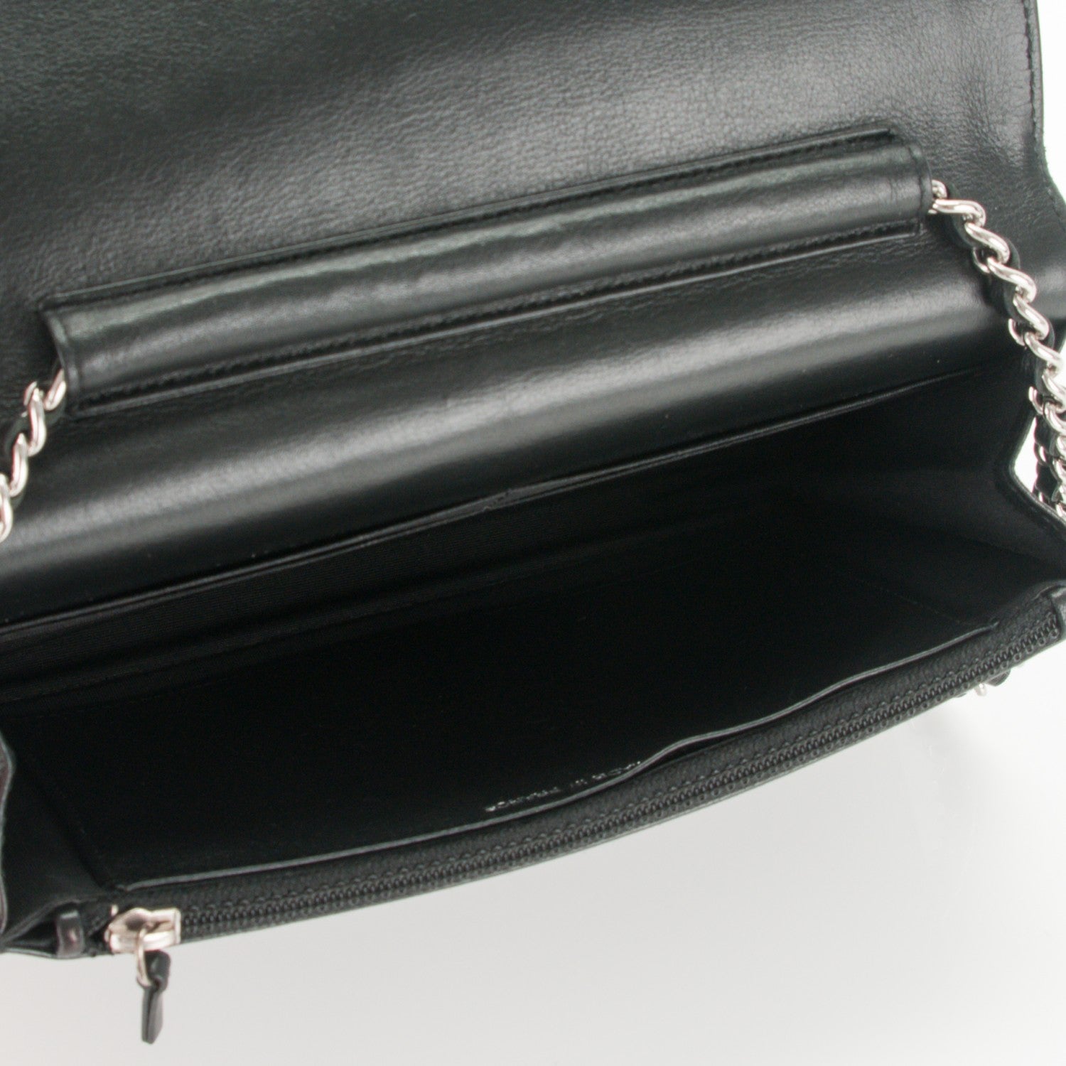 Chanel Caviar Sevruga Wallet On Chain WOC Black 5 of 8