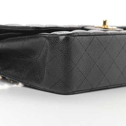 Chanel Caviar Quilted Medium Double Flap Black 9 of 11