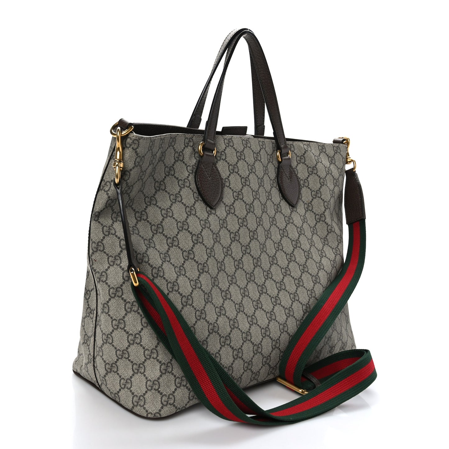 Soft GG Supreme Monogram Courrier Medium Crossbody Tote Beige New Acero