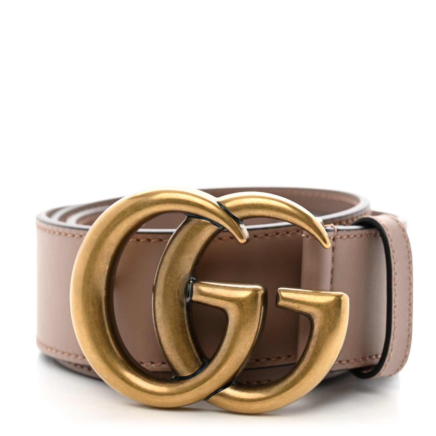 Gucci Calfskin Double G 40mm Belt 85 34 Porcelain Rose 1 of 5