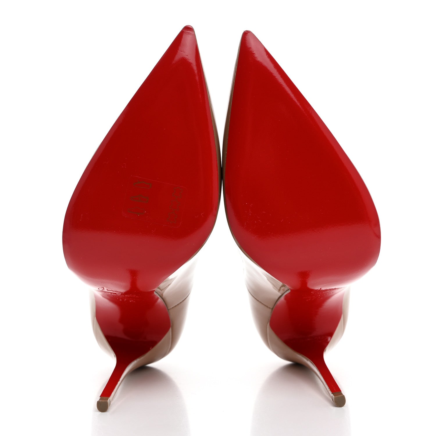 Christian Louboutin Patent So Kate 120 Pumps 37.5 Nude 6 of 9
