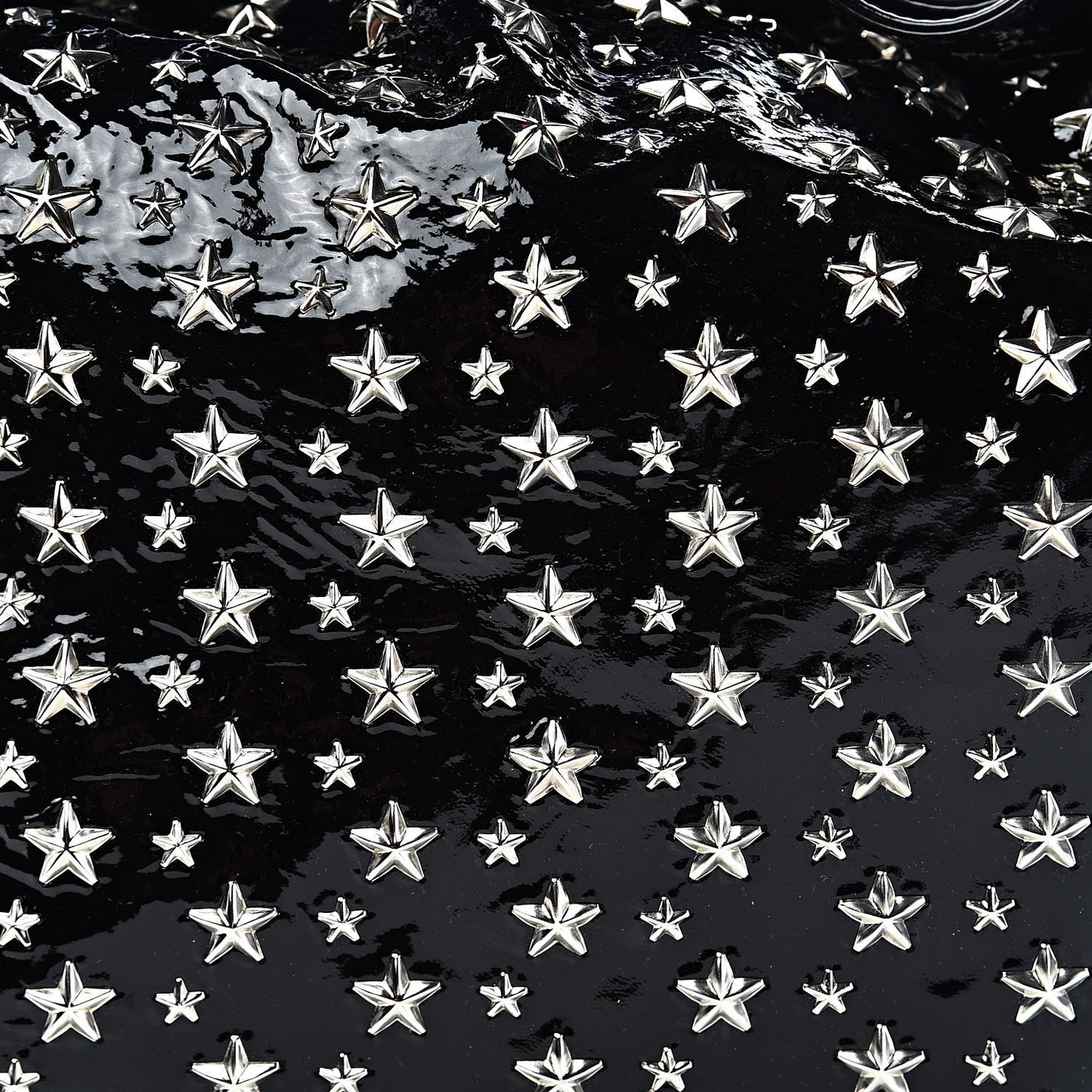 Patent Star Studded Large Sky Hobo Black