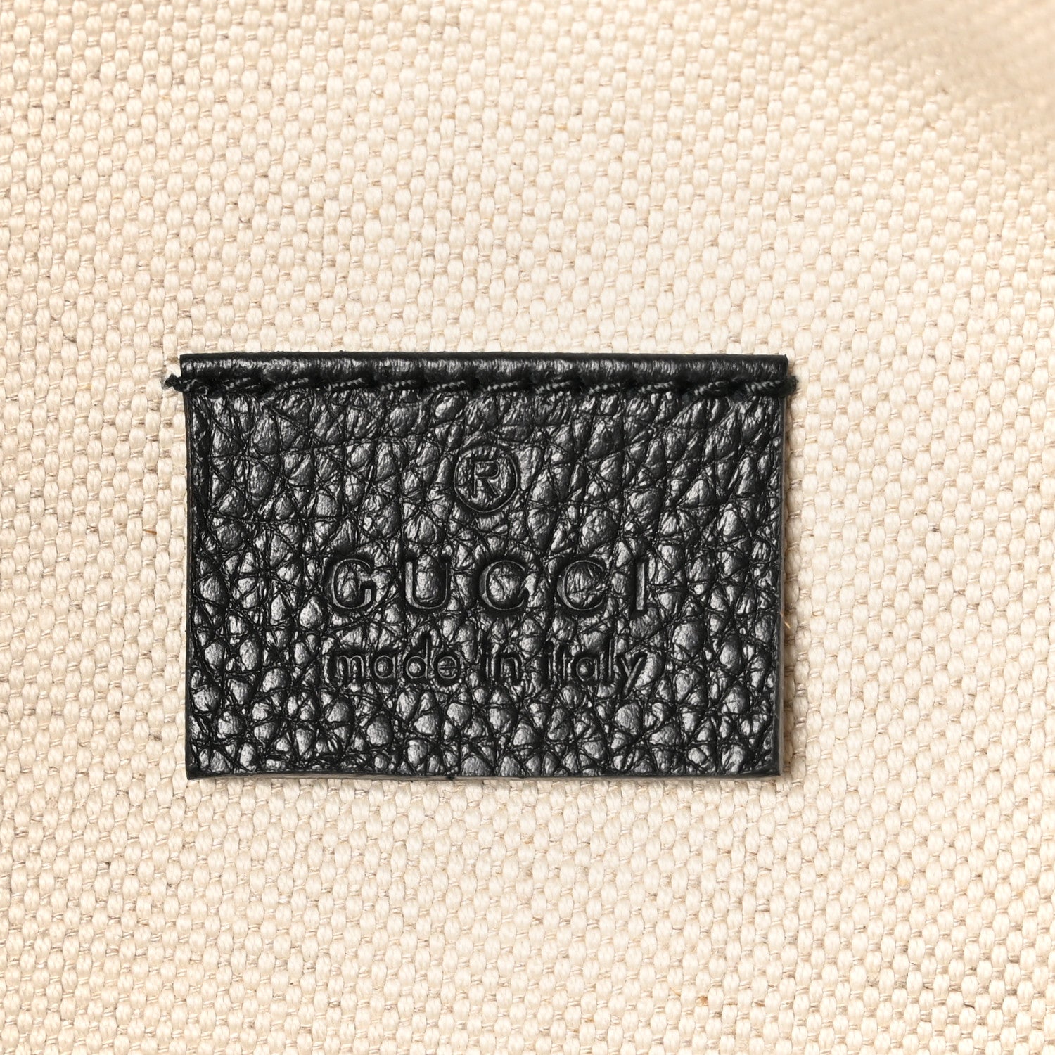 Gucci Grained Calfskin Logo Belt Bag Black 6 of 10
