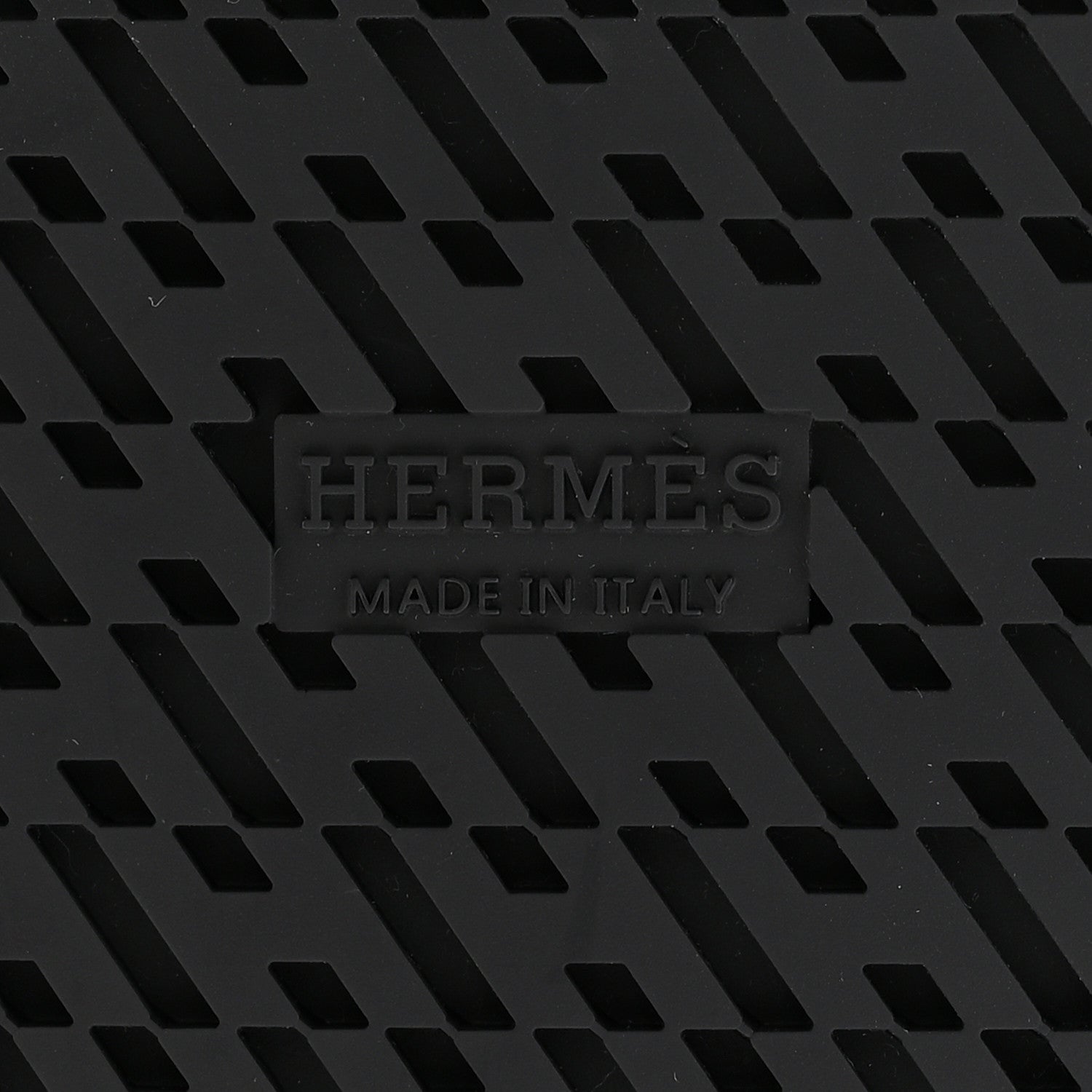 Hermes Calfskin Womens Chypre Sandals 37.5 Black 6 of 10