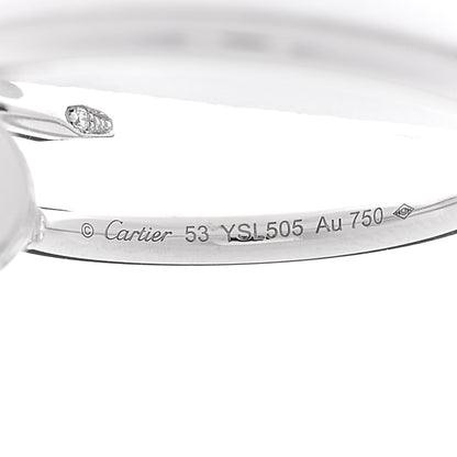 Cartier 18K White Gold Diamond Small Juste Un Clou Ring 53 6.5 4 of 5