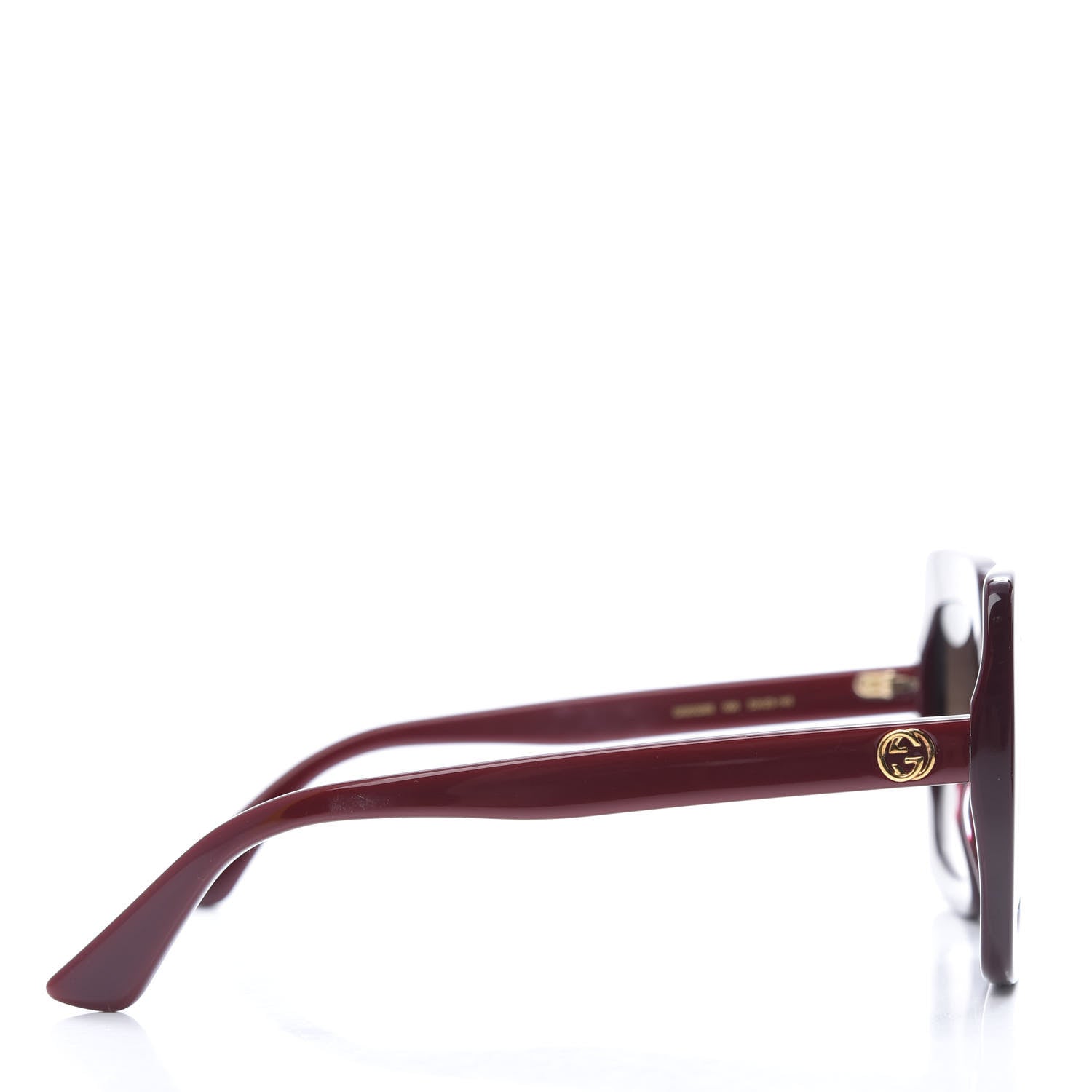 Gucci Acetate Oversize Sunglasses GG0328S Red 3 of 9