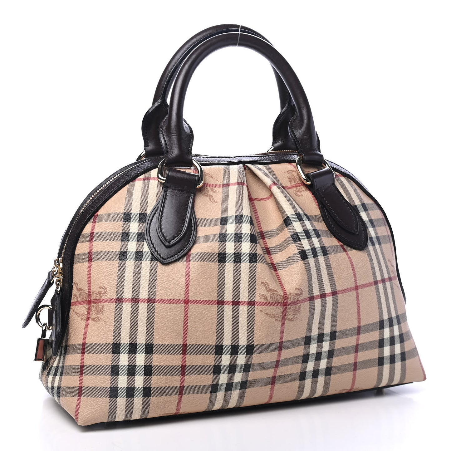 Haymarket Check Thornley Satchel Chocolate