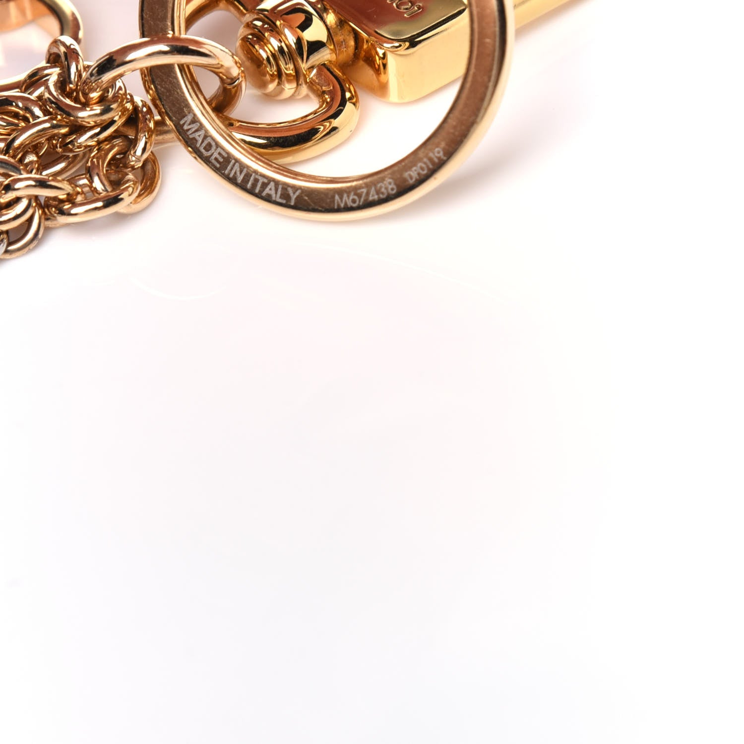 Louis Vuitton Love Lock Heart Key Chain Holder Bag Charm 4 of 4