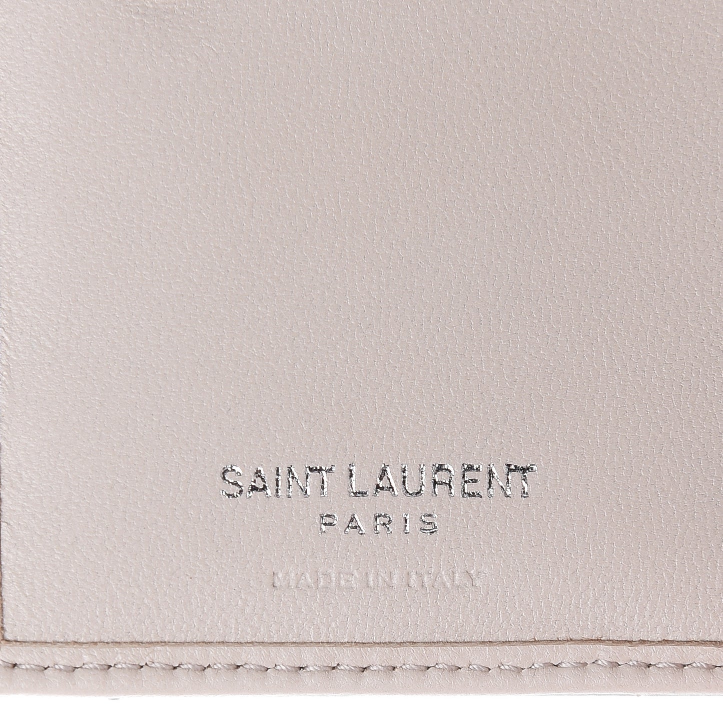 Lambskin Y Quilted Monogram Compact Loulou Wallet Nude Powder
