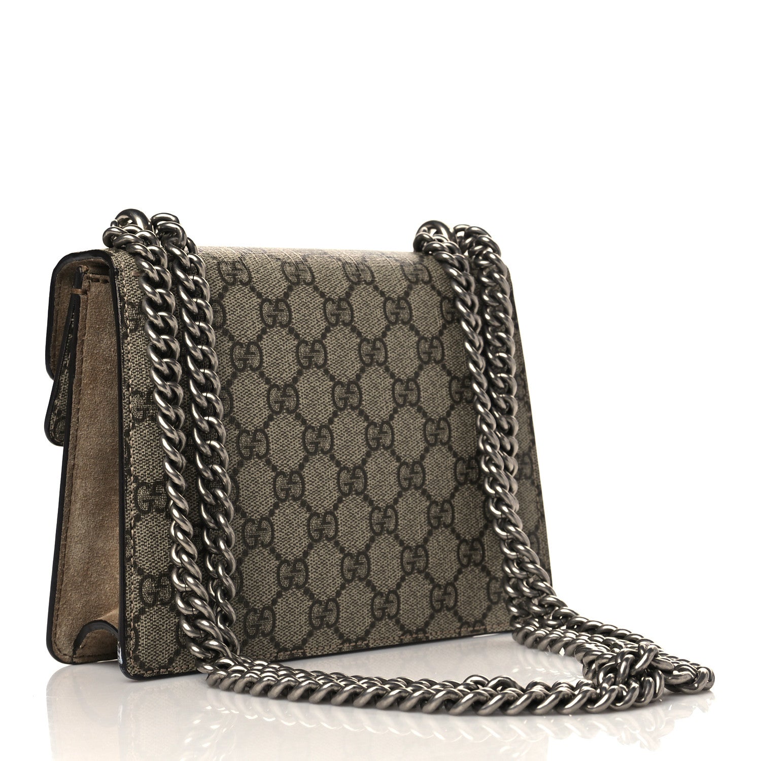 Gucci GG Supreme Monogram Mini Dionysus Shoulder Bag Taupe 3 of 6