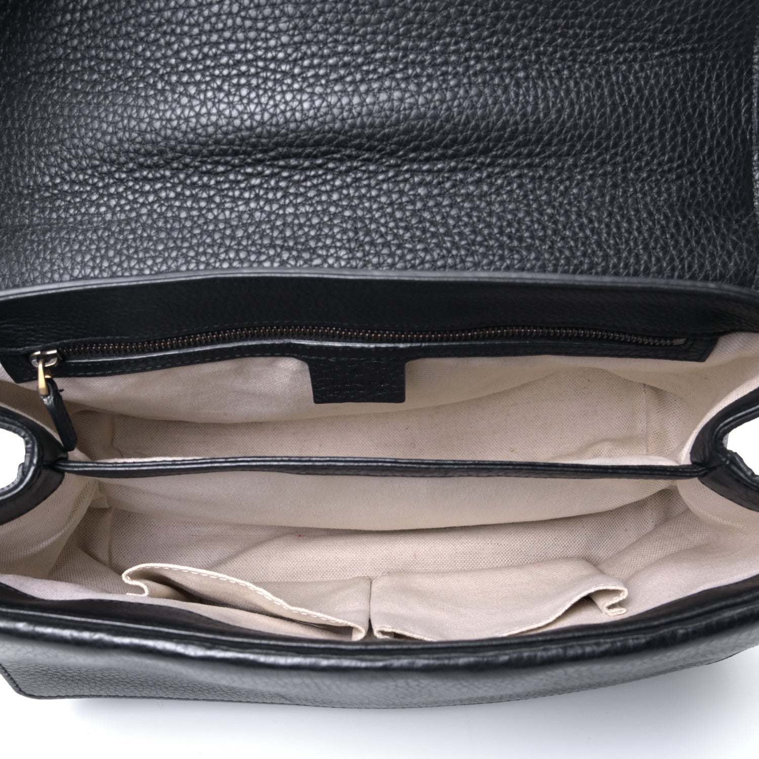 Gucci Cellarius Calfskin GG Marmont Shoulder Bag Black 4 of 5