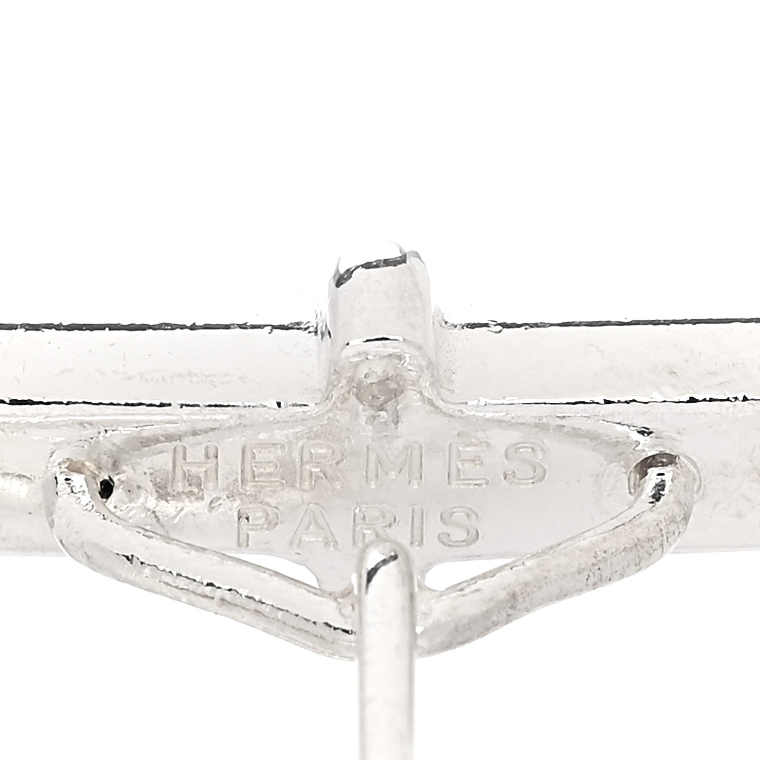 Hermes Sterling Silver Mini Chaine d'Ancre Cufflinks 4 of 4