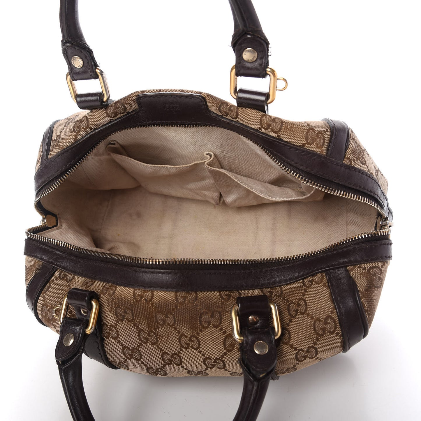 Monogram Small Boston Dark Brown