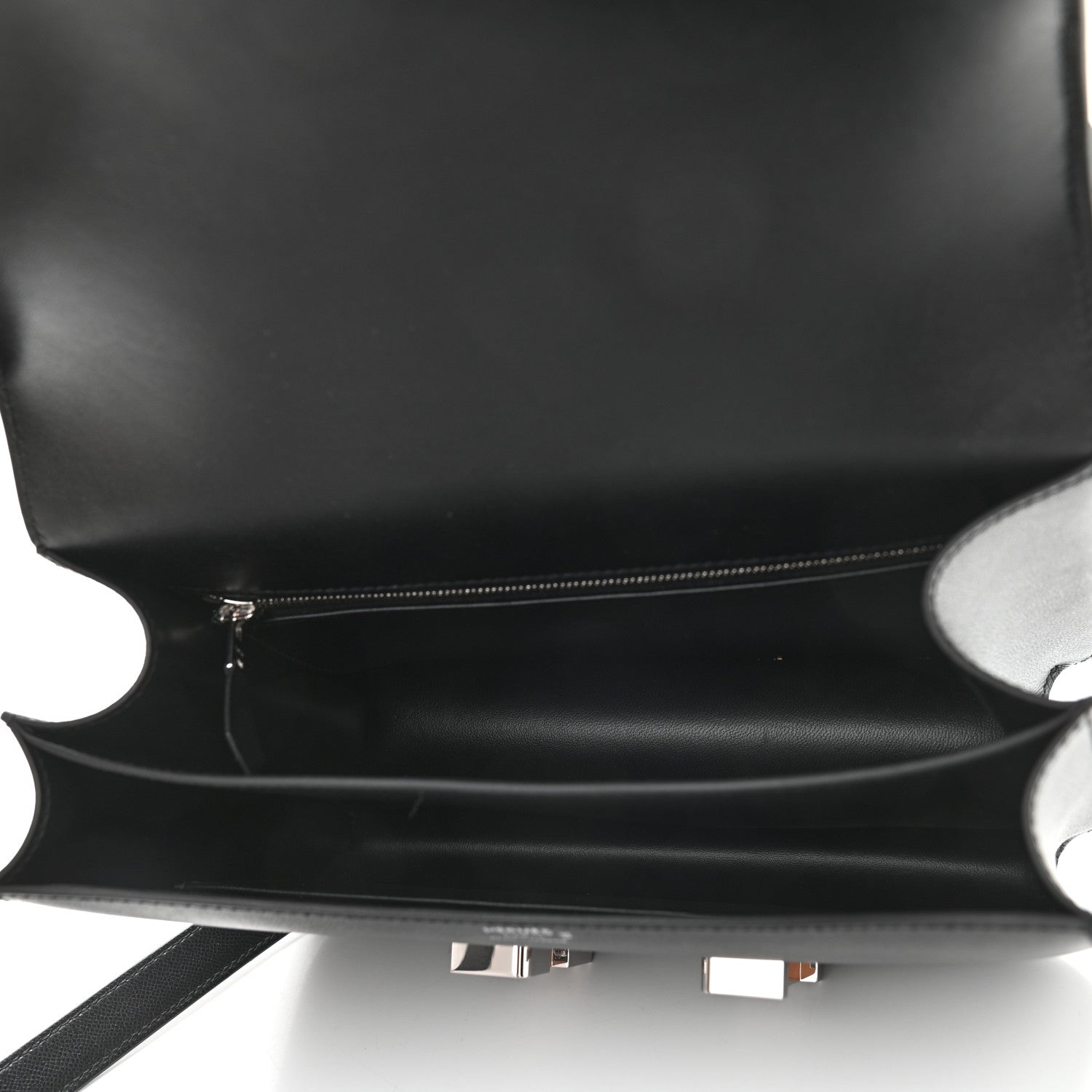 Hermes Madame Calfskin Lizard Constance 24 Black Ombre 5 of 9