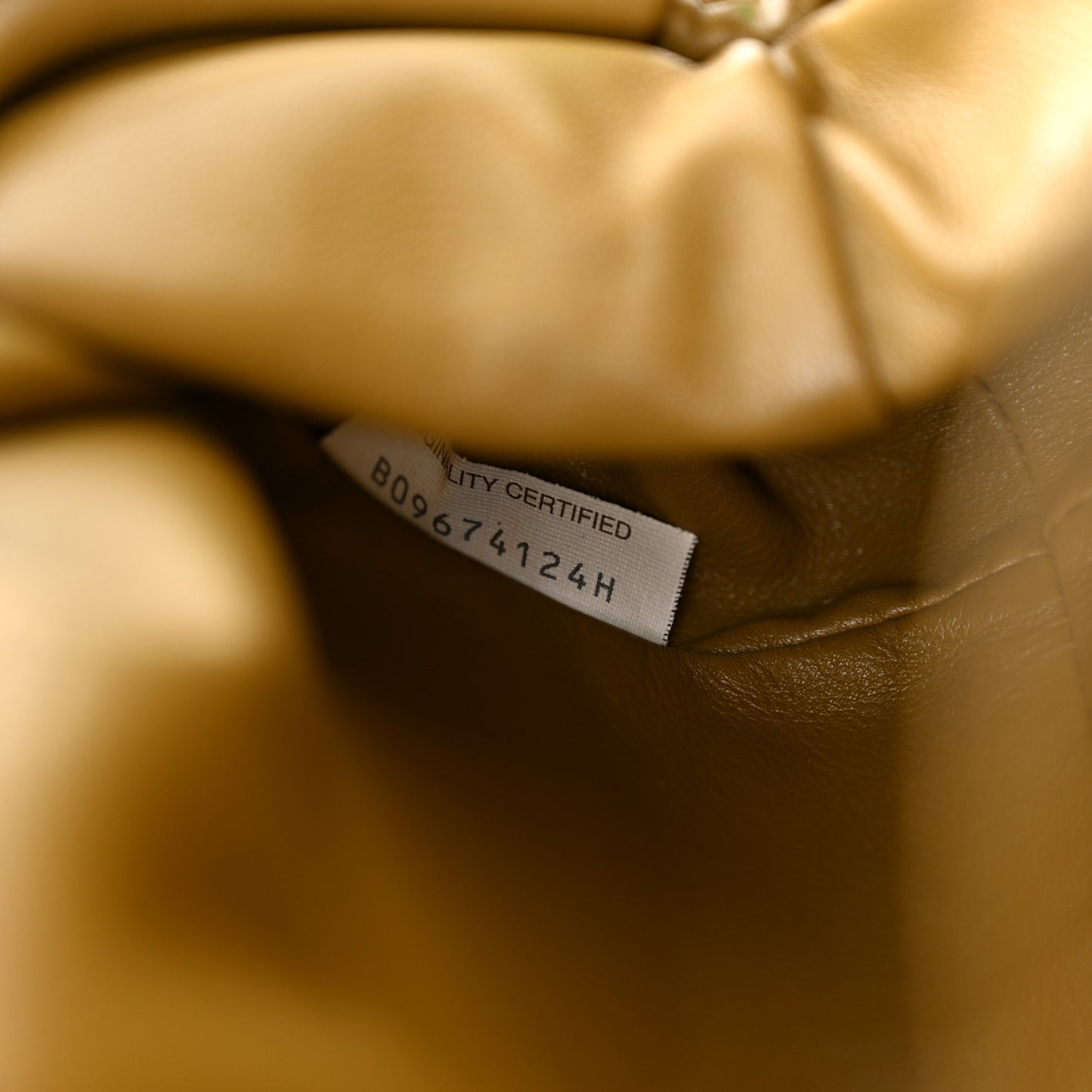 Butter Calfskin The Mini Pouch Moutarde