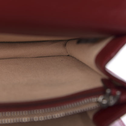 Gucci Tweed GG Monogram Small Dionysus Shoulder Bag White Black Romantic Cherry 8 of 10