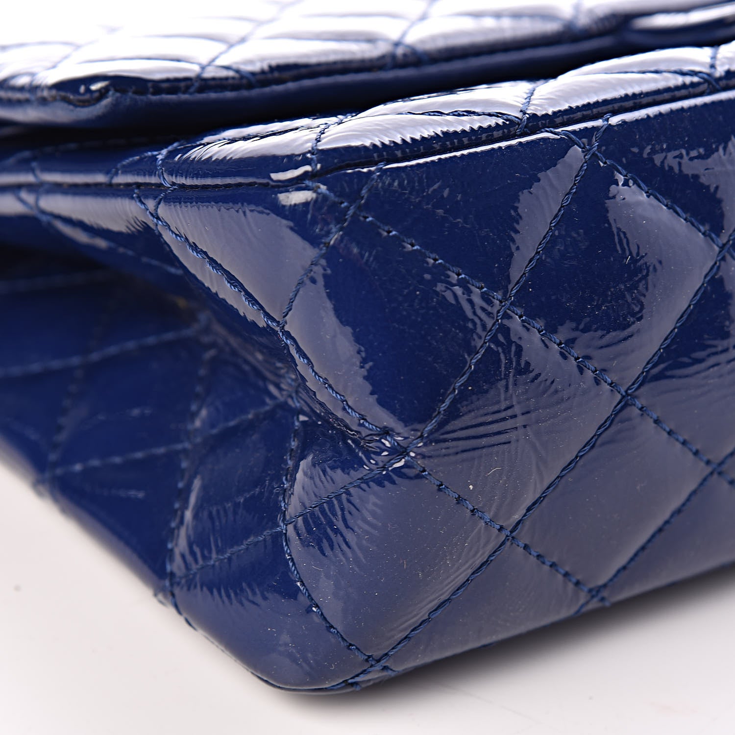 Chanel Patent Quilted 2.55 Reissue 226 Flap Navy 12 of 13