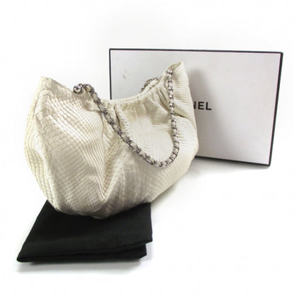 Chanel Python Croissant Bag Ivory 3 of 11