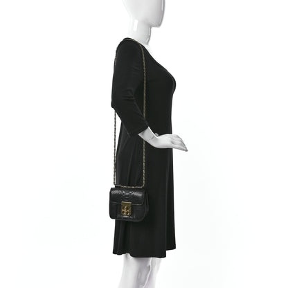 Chloe Snakeskin Mini Elsie Shoulder Bag Black 2 of 9
