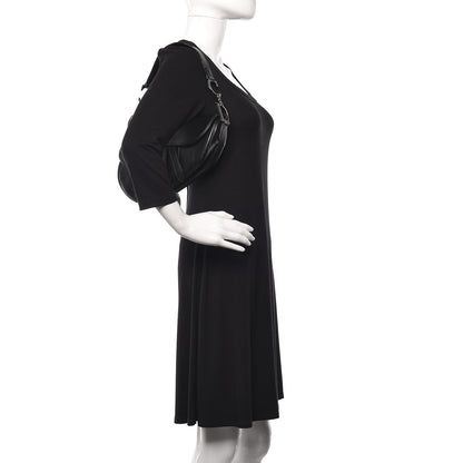 Christian Dior Calfskin Saddle Bag Black 2 of 12