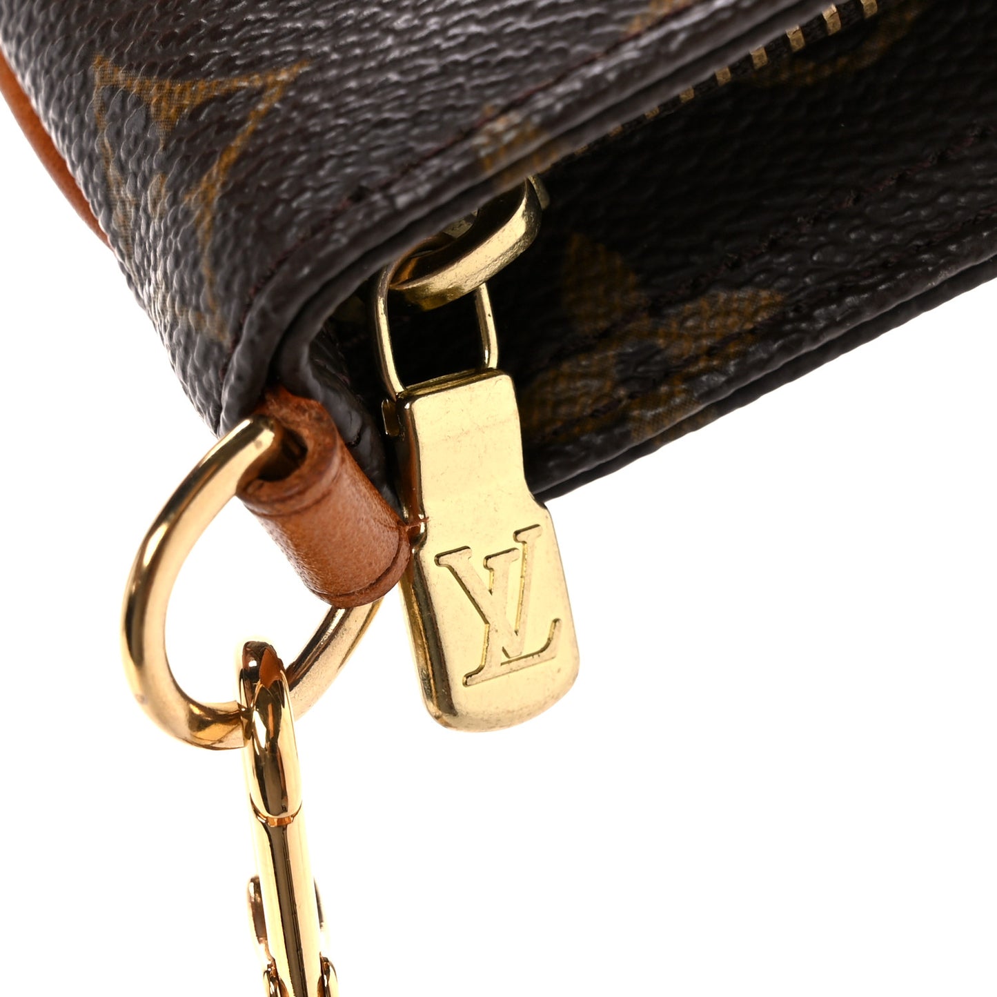 Monogram Partition Wristlet
