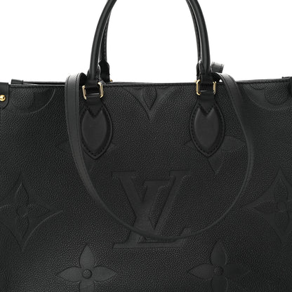 Louis Vuitton Empreinte Monogram Giant Onthego MM Black 7 of 15