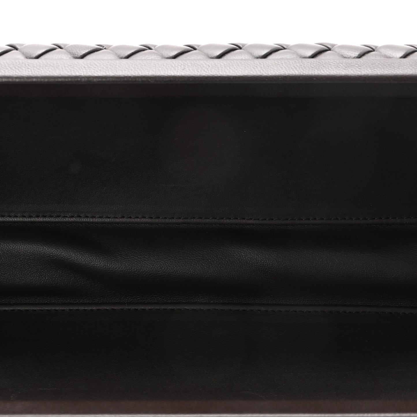 Nappa Intrecciato Stretch Knot Box Clutch Fondant