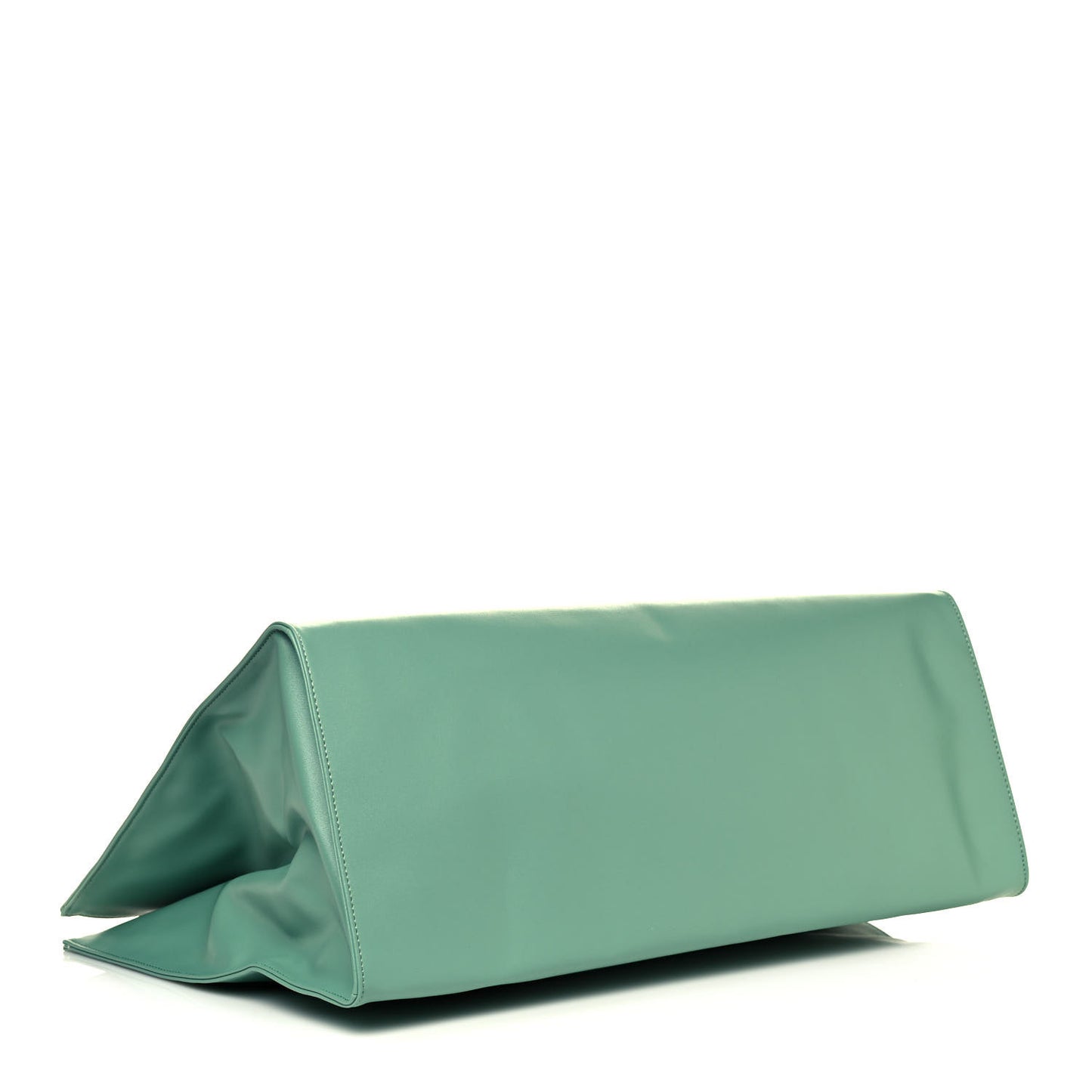 Vegan Leather Large Shopping Bag Sage