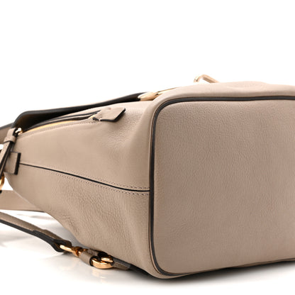 Chloe Suede Calfskin Small Faye Backpack Motty Grey 9 of 13