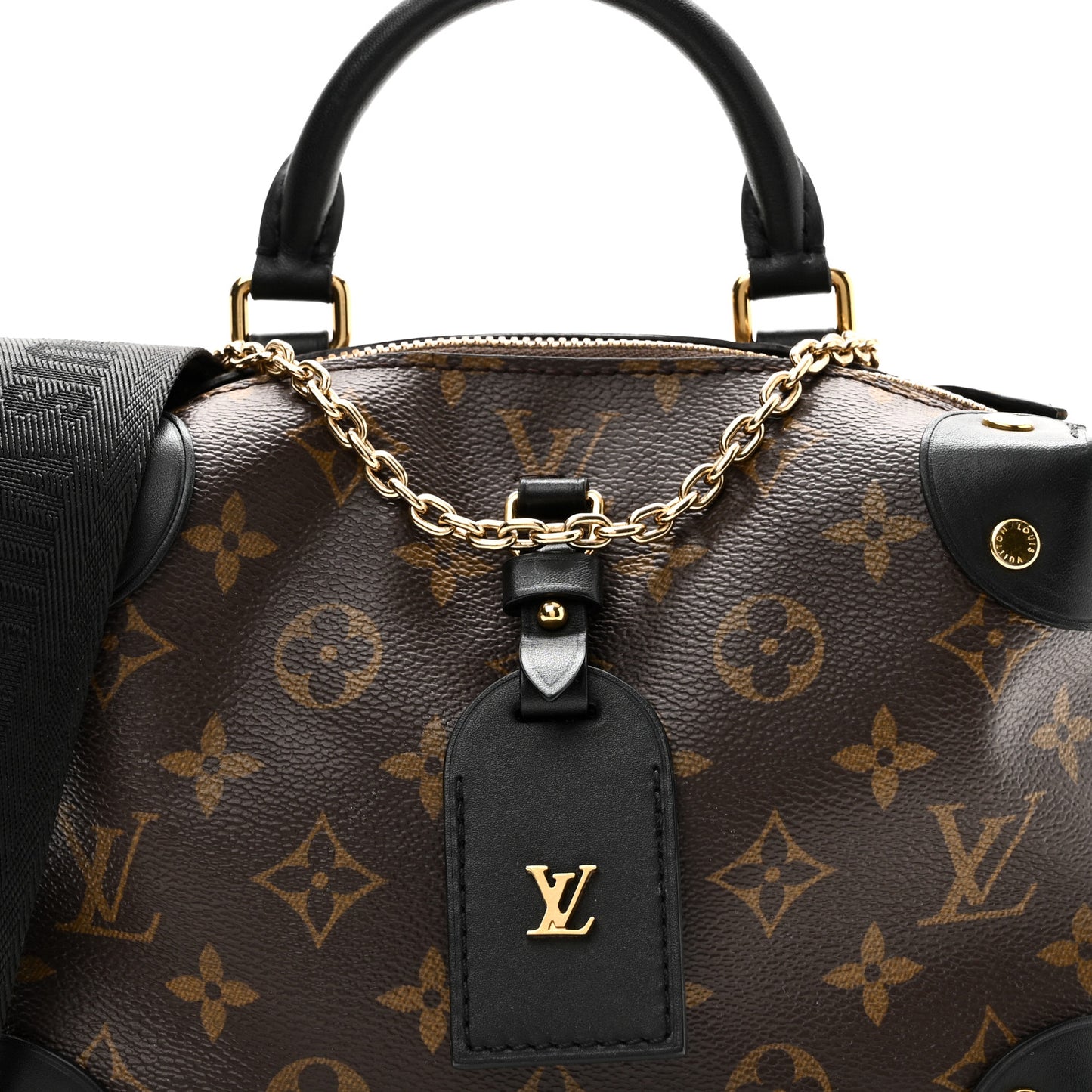 Monogram Petite Malle Souple Black