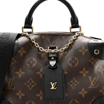 Louis Vuitton Monogram Petite Malle Souple Black 7 of 9