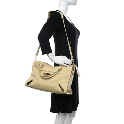 Balenciaga Veau Amp Plate Gold Hardware City Beige Argile 2 of 10