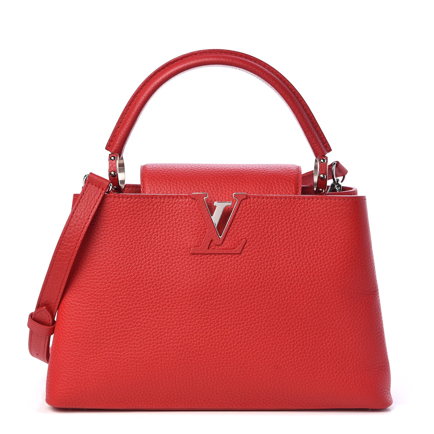 Taurillon Capucines PM Rubis