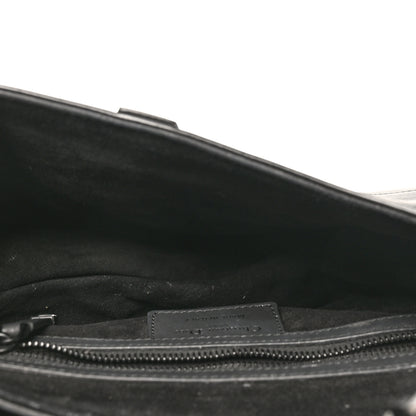 Christian Dior Ultra Matte Calfskin Saddle Bag Black 5 of 10